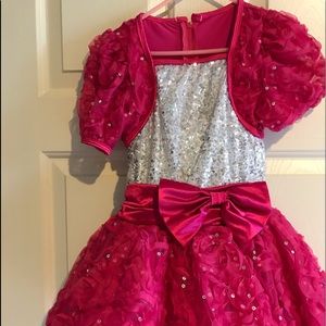 Revolution pageant dress Sz 6. Worn once.